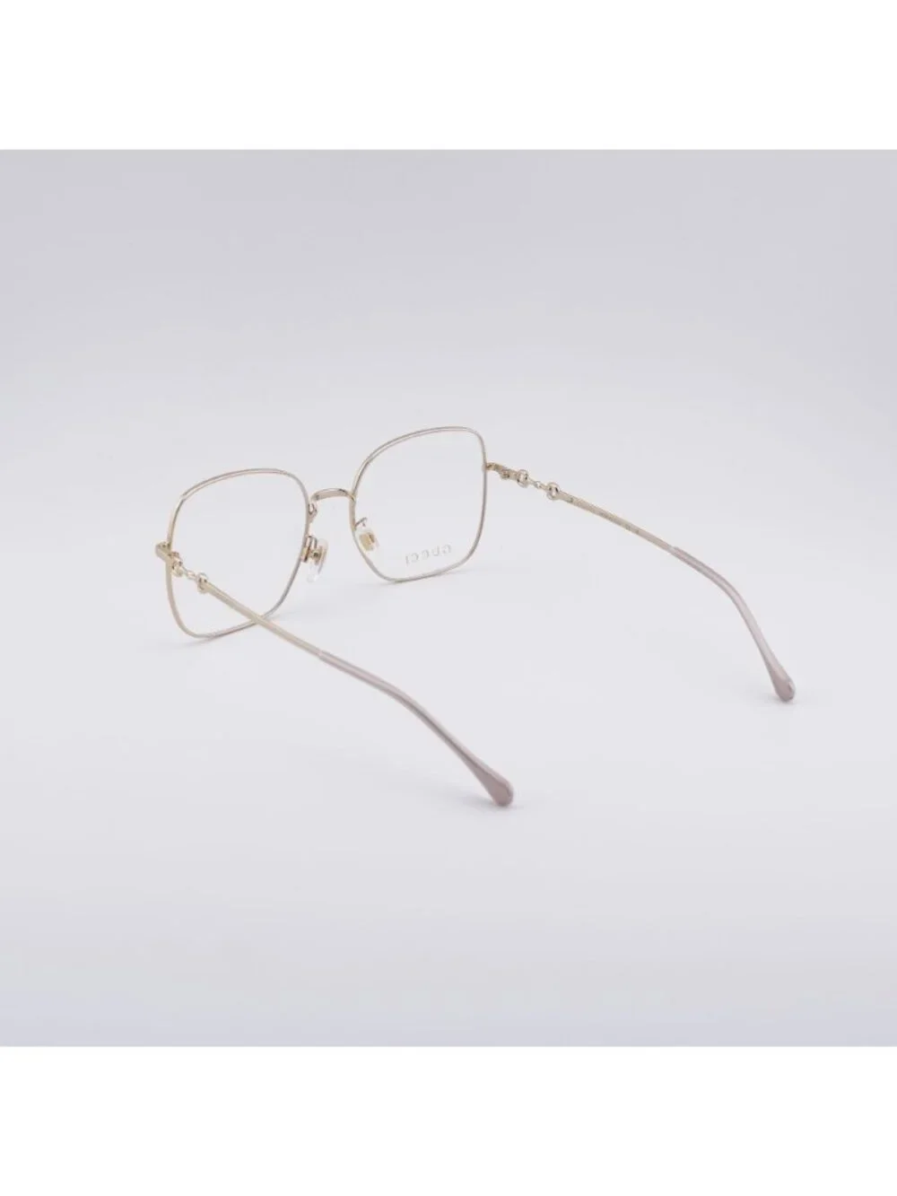 Gucci GG0883OA 001 Eyeglasses Gold 55mm Square Frame